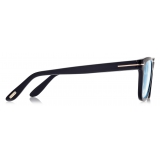 Tom Ford - Blue Block - Occhiali da Vista Squadrati - Nero - FT5820-B - Occhiali da Vista - Tom Ford Eyewear