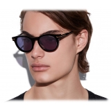 Tom Ford - Blue Block  - Occhiali da Vista Rotondi con clip - Nero - FT5823-HB - Occhiali da Vista - Tom Ford Eyewear