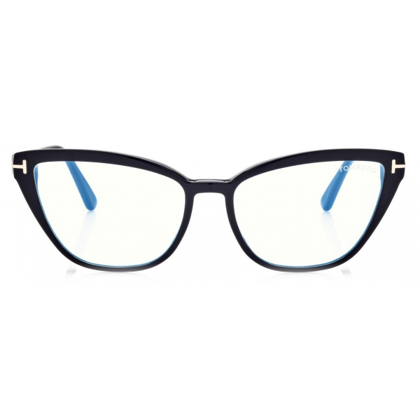 Tom Ford - Blue Block Cat Eye Optical Glasses - Cat Eye Optical Glasses - Black - FT5825-B - Optical Glasses - Tom Ford Eyewear