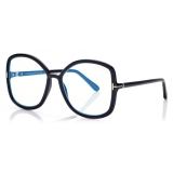 Tom Ford - Blue Block - Butterfly Optical Glasses - Black - FT5845-B - Optical Glasses - Tom Ford Eyewear