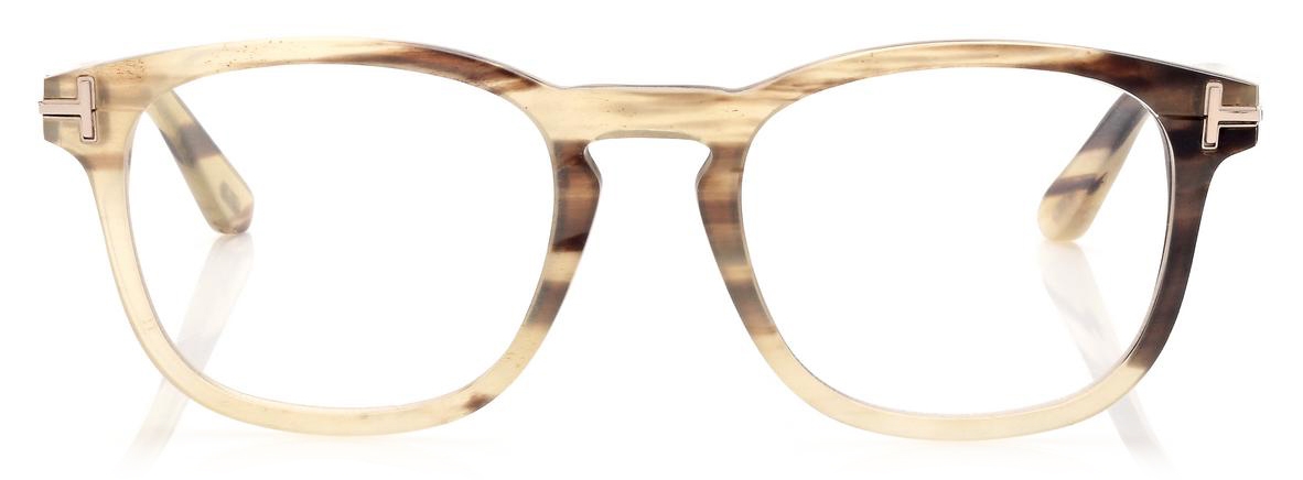 Tom Ford - Soft Square - Square Optical Glasses - Green Horn Tom Ford - Soft Square - Square Optical Glasses - Green Horn