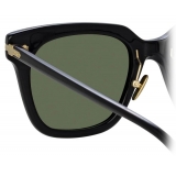 Linda Farrow - Empire D-Frame Sunglasses in Black - LF28AC5SUN - Linda Farrow Eyewear