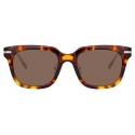 Linda Farrow - Occhiali da Sole D-Frame Empire in Tartaruga - LF28AC6SUN - Linda Farrow Eyewear