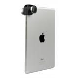 olloclip - 4 in 1 Lens Set - Silver / Black Clip - iPad Air / iPad Air 2 / Mini / Mini 2 / 3 / 4 - Fisheye Macro - Lens Set
