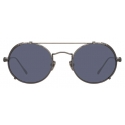 Linda Farrow - Jimi Oval Sunglasses in Nickel - LFL1038C6SUN - Linda Farrow Eyewear