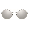 Linda Farrow - Occhiali da Sole Ovale Jimi in Oro Bianco - LFL1038C5SUN - Linda Farrow Eyewear