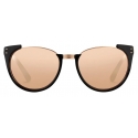 Linda Farrow - Occhiali da Sole Cat-Eye 136 C21 in Rosa Tea - Linda Farrow Eyewear