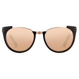 Linda Farrow - 136 C21 Cat-Eye Sunglasses in Rose Tea - Linda Farrow Eyewear