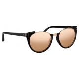 Linda Farrow - 136 C21 Cat-Eye Sunglasses in Rose Tea - Linda Farrow Eyewear