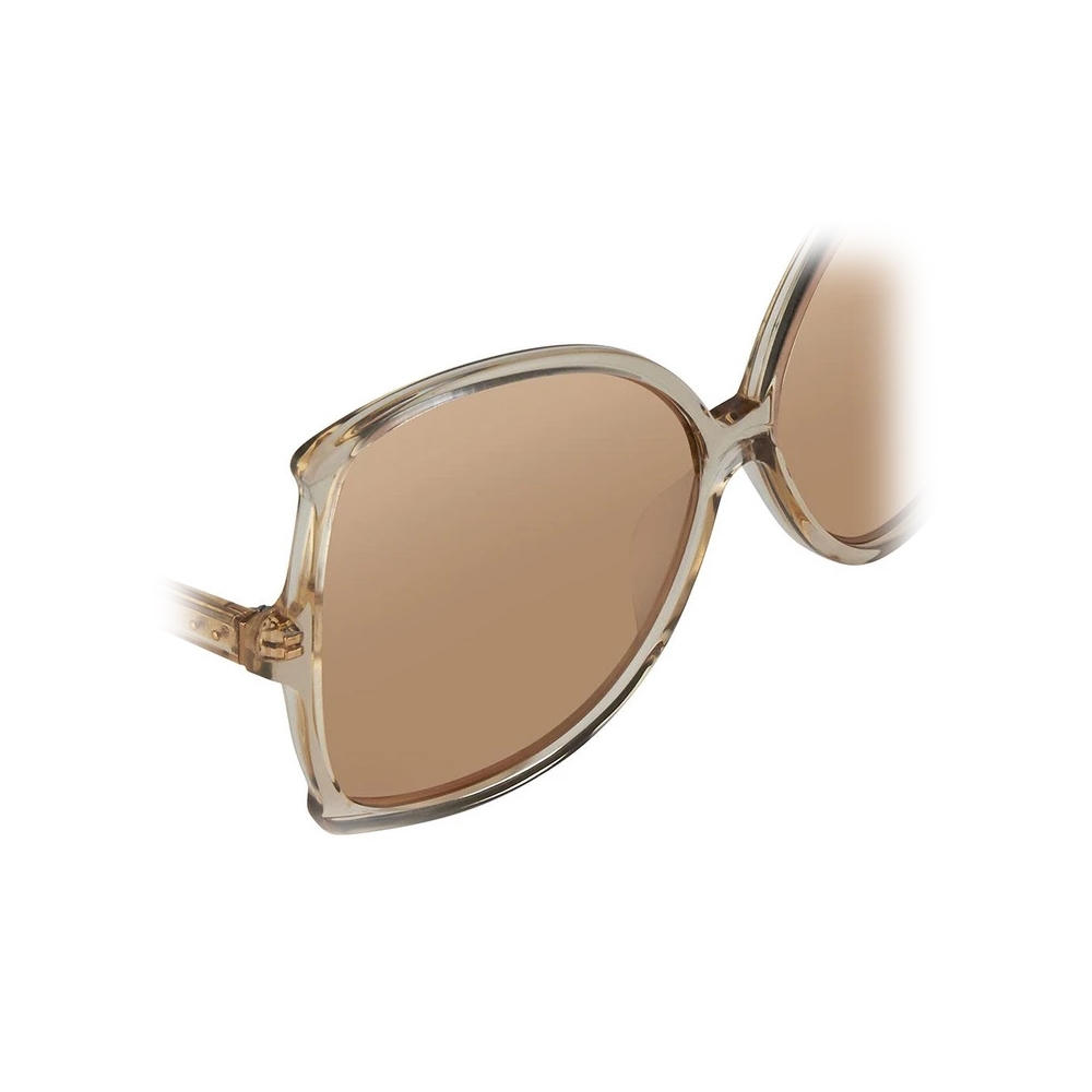 Linda Farrow 514 C4 Oversized Sunglasses In Ash Linda Farrow Eyewear Avvenice 