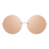Linda Farrow - 565 C3 Round Sunglasses in Rose Gold - Linda Farrow Eyewear