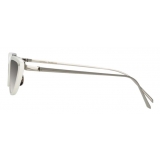 Linda Farrow - Cortina C5 Cat-Eye Sunglasses in White - LFL709C5SUN - Linda Farrow Eyewear