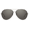 Linda Farrow - Occhiali da Sole Aviator Peggy C4 in Nichel - LFL729C4SUN - Linda Farrow Eyewear