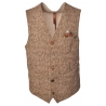 BoB Company - Gilet Monopetto Cinque Bottoni - Ruggine - Gilet - Made in Italy - Luxury Exclusive Collection