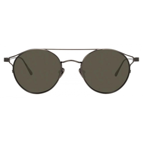 Linda Farrow - Occhiali da Sole Ovale Ali C4 in Nichel - LFL805C4SUN - Linda Farrow Eyewear