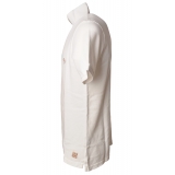 BoB Company - Polo Manica Corta con Dettaglio Stampa - Bianco - T-Shirt - Made in Italy - Luxury Exclusive Collection