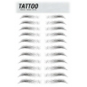 Instalash - Eyebrow Tattoos - False Eyebrows Stickers x 10 - Eyes - Professional Make Up