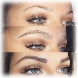 Instalash - Self Adhesive Stickers (Templates) for Eyebrow Drawing - 40 Pcs. - Eyes - Professional Make Up