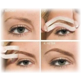 Instalash - Self Adhesive Stickers (Templates) for Eyebrow Drawing - 40 Pcs. - Eyes - Professional Make Up