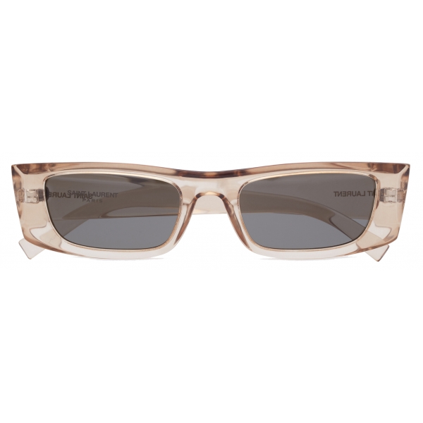 Yves Saint Laurent - SL 553 Sunglasses - Transparent Cream Grey - Sunglasses - Saint Laurent Eyewear