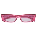 Yves Saint Laurent - SL 553 Sunglasses - Transparent Cyclamen Pink Purple - Sunglasses - Saint Laurent Eyewear