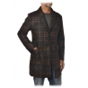 BoB Company - 3/4 Coat in Technical Fabric - Blue - Jacket - Made in Italy - Luxury Exclusive Collection