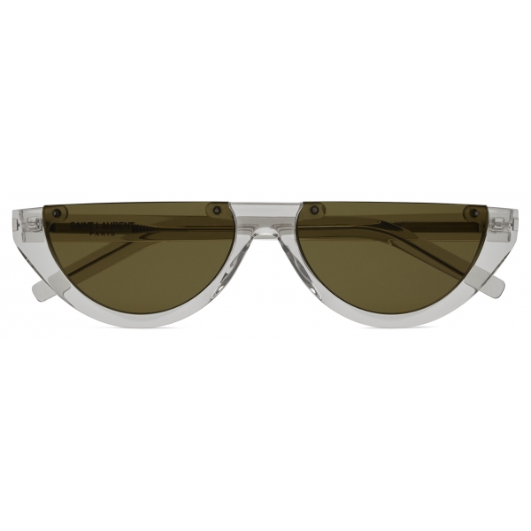 Yves Saint Laurent - Occhiali da Sole SL 563 - Trasparente Verde Chiaro - Saint Laurent Eyewear