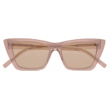 Yves Saint Laurent - SL 276 MICA Sunglasses - Antique Rose Light Brown - Sunglasses - Saint Laurent Eyewear