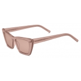 Yves Saint Laurent - SL 276 MICA Sunglasses - Antique Rose Light Brown - Sunglasses - Saint Laurent Eyewear