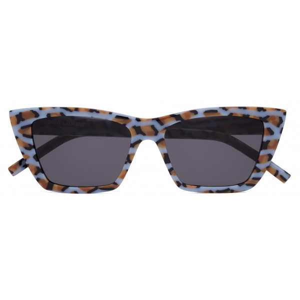 Yves Saint Laurent - Occhiali da Sole SL 276 MICA - Grafica Lilla Leopardo Grigio - Saint Laurent Eyewear