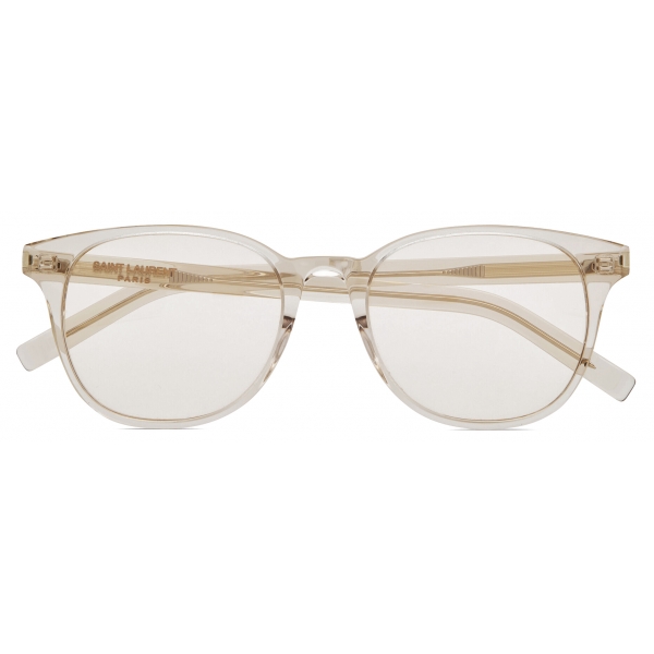 Yves Saint Laurent - Occhiali da Sole SL 527 Zoe - Beige Trasparente Giallo Chiaro - Saint Laurent Eyewear