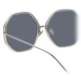 Linda Farrow - Alona C5 Oversized Sunglasses in Truffle - LFL901C5SUN - Linda Farrow Eyewear