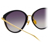 Linda Farrow - Ivy C1 Cat-Eye Sunglasses in Black - LFL912C1SUN - Linda Farrow Eyewear