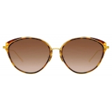 Linda Farrow - Ivy C2 Cat-Eye Sunglasses in Tortoiseshell - LFL912C2SUN - Linda Farrow Eyewear