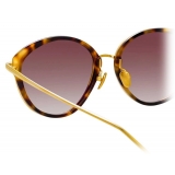 Linda Farrow - Ivy C2 Cat-Eye Sunglasses in Tortoiseshell - LFL912C2SUN - Linda Farrow Eyewear