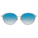 Linda Farrow - Ivy C3 Cat-Eye Sunglasses in Clear - LFL912C3SUN - Linda Farrow Eyewear