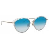 Linda Farrow - Ivy C3 Cat-Eye Sunglasses in Clear - LFL912C3SUN - Linda Farrow Eyewear