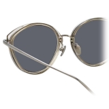 Linda Farrow - Ivy C5 Cat-Eye Sunglasses in Truffle - LFL912C5SUN - Linda Farrow Eyewear