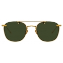 Linda Farrow - Occhiali da Sole Quadrati Anton C4 in Oro Giallo - LFL922C4SUN - Linda Farrow Eyewear