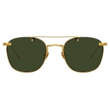 Linda Farrow - Occhiali da Sole Quadrati Anton C4 in Oro Giallo - LFL922C4SUN - Linda Farrow Eyewear