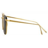 Linda Farrow - Occhiali da Sole Quadrati Anton C4 in Oro Giallo - LFL922C4SUN - Linda Farrow Eyewear