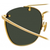 Linda Farrow - Occhiali da Sole Quadrati Anton C4 in Oro Giallo - LFL922C4SUN - Linda Farrow Eyewear