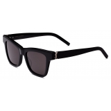 Yves Saint Laurent - SL M106 Sunglasses - Black Silver - Sunglasses - Saint Laurent Eyewear