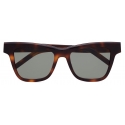 Yves Saint Laurent - SL M106 Sunglasses - Medium Havana Light Gold Green - Sunglasses - Saint Laurent Eyewear