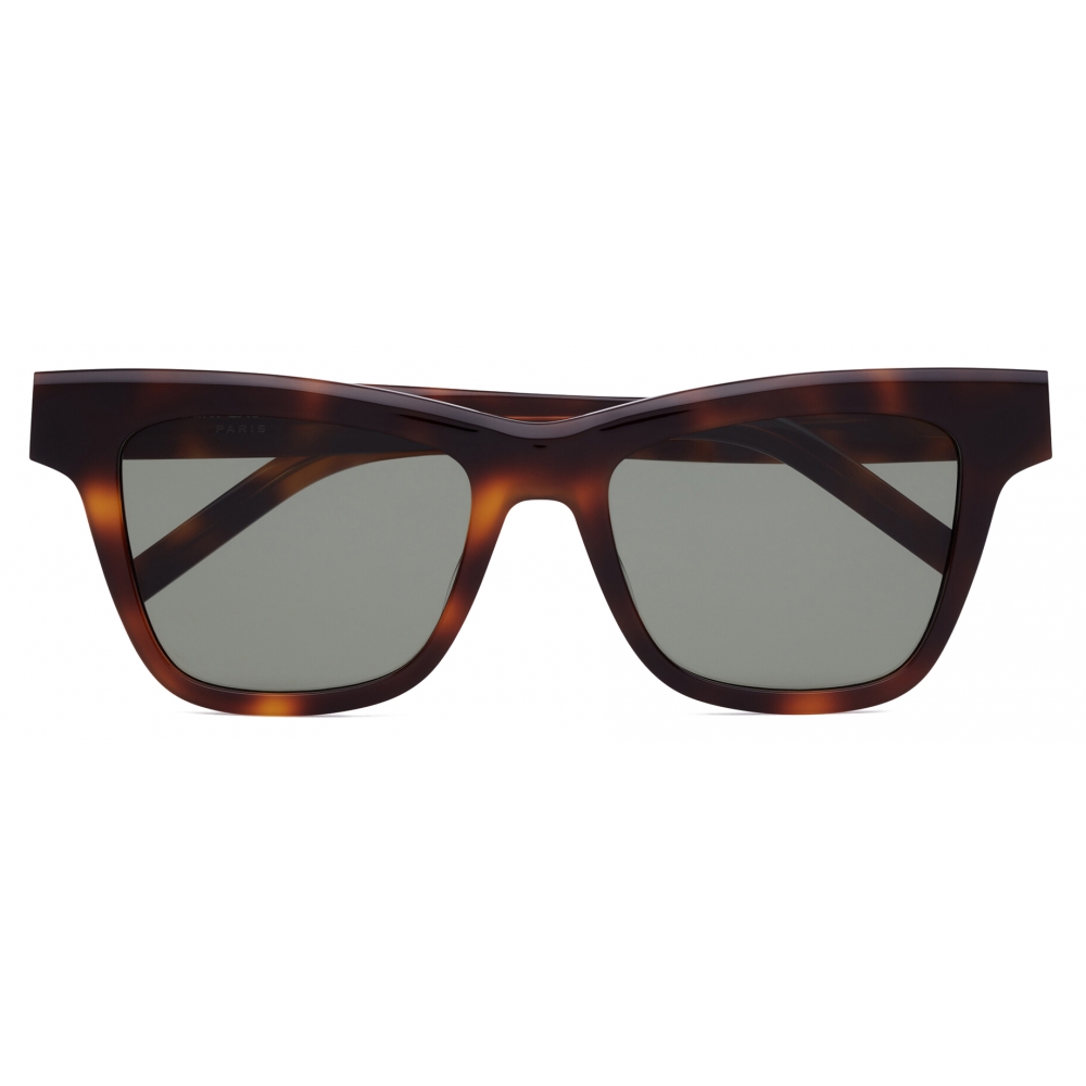 SAINT LAURENT EYEWEAR YSL aviator-style tortoiseshell acetate sunglasses