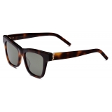 Yves Saint Laurent - SL M106 Sunglasses - Medium Havana Light Gold Green - Sunglasses - Saint Laurent Eyewear
