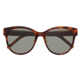 Yves Saint Laurent - SL M107/K Sunglasses - Medium Havana - Sunglasses - Saint Laurent Eyewear