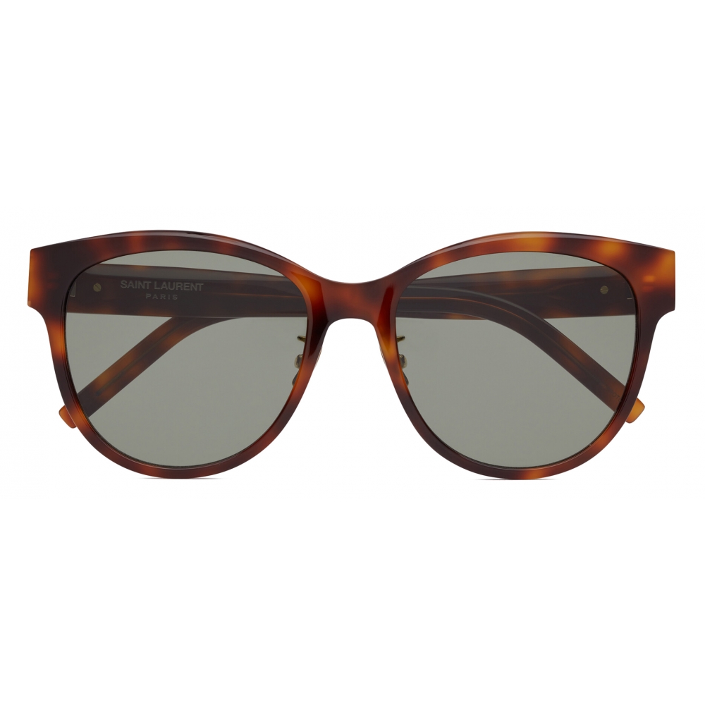 SAINT LAURENT EYEWEAR YSL aviator-style tortoiseshell acetate sunglasses