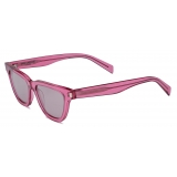 Yves Saint Laurent - SL 462 Sulpice Sunglasses - Transparent Cyclamen Pink Purple - Sunglasses - Saint Laurent Eyewear