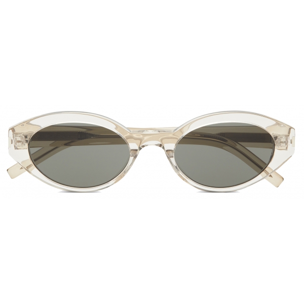 Yves Saint Laurent - Occhiali da Sole SL 567 - Crema Trasparente Grigio - Saint Laurent Eyewear